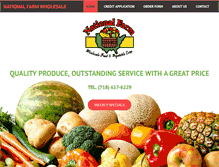 Tablet Screenshot of nationalfarmproduce.com